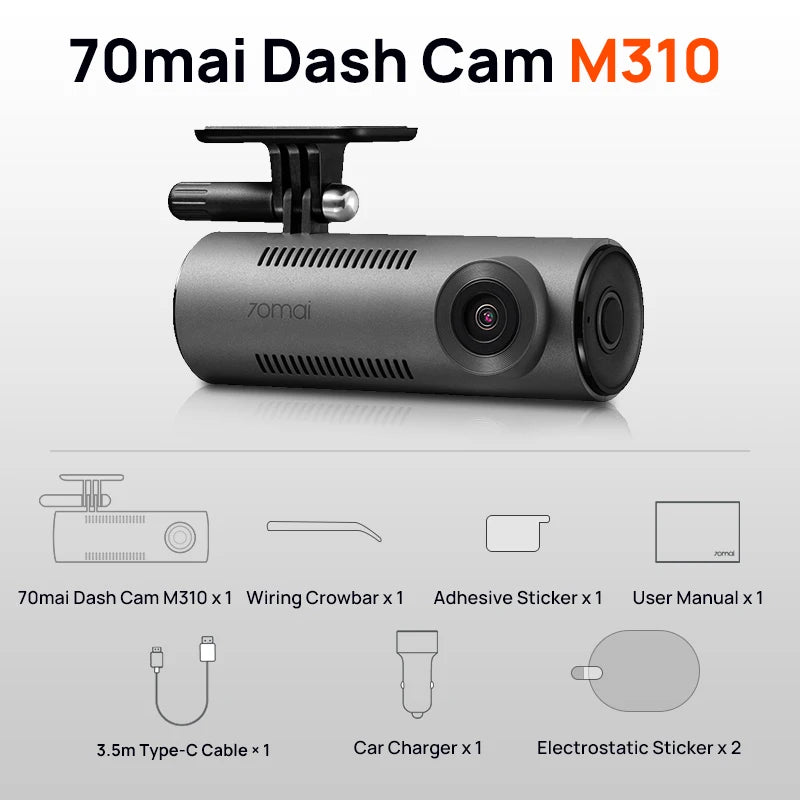 70mai Dash Cam M310
