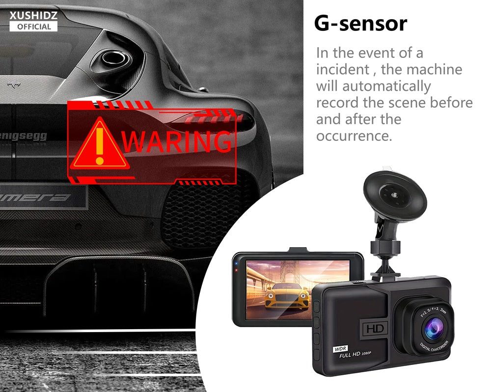 1080p HD Car Dashcam